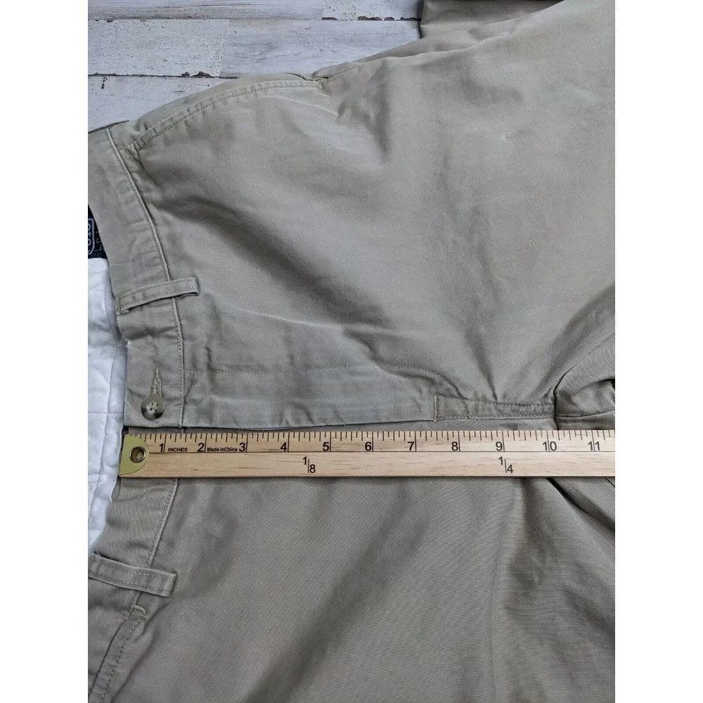Polo Ralph Lauren Chino Pants 36x32 Beige Tan Classic Fit Flat Front 5 pocket‎